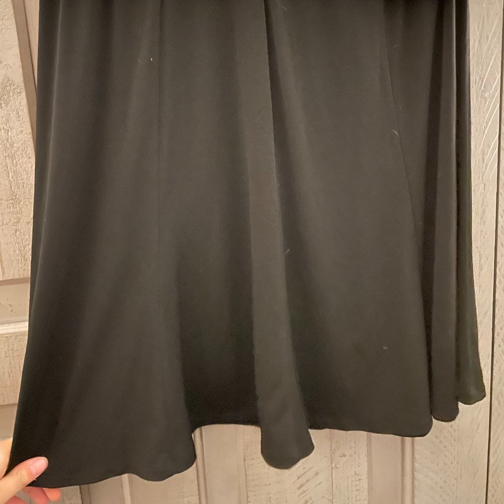 Size L Liz Claiborne Stretch Black Mini Skirt